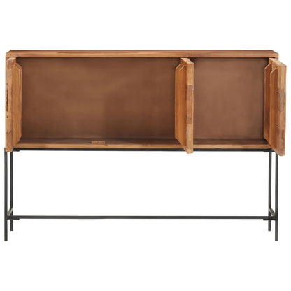 Credenza 110x28x76 cm in Legno Massello di Acacia - homemem39