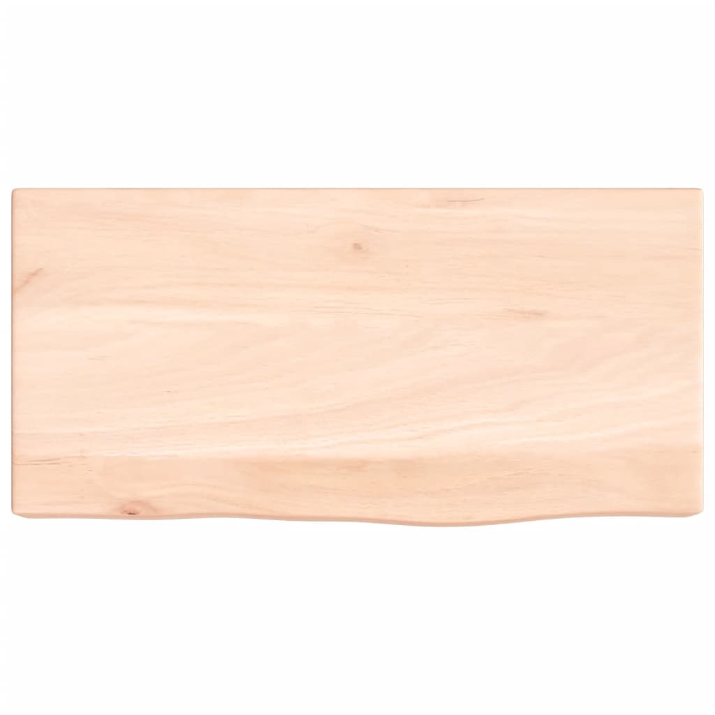 Ripiano a Parete 40x20x6 cm Legno Massello Rovere Non Trattato - homemem39