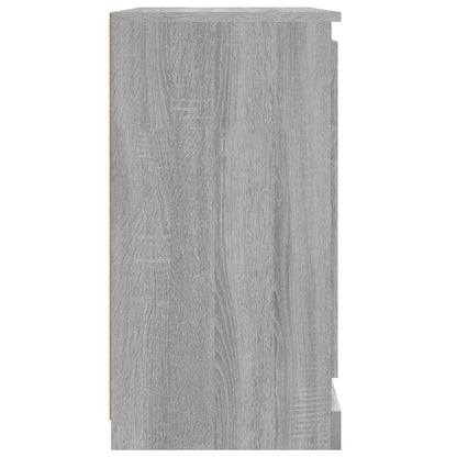 Credenze 2 pz Grigio Sonoma in Legno Multistrato - homemem39