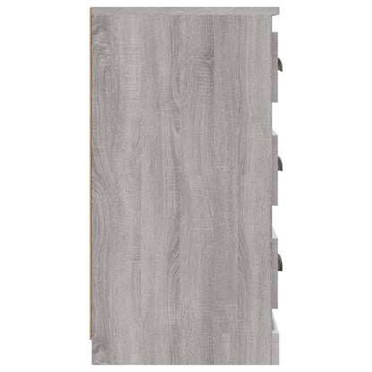 Credenze 2 pz Grigio Sonoma in Legno Multistrato - homemem39