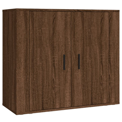 Credenza Rovere Marrone in Legno Multistrato - homemem39