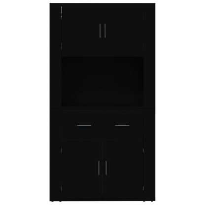 Credenza Nera in Legno Multistrato - homemem39