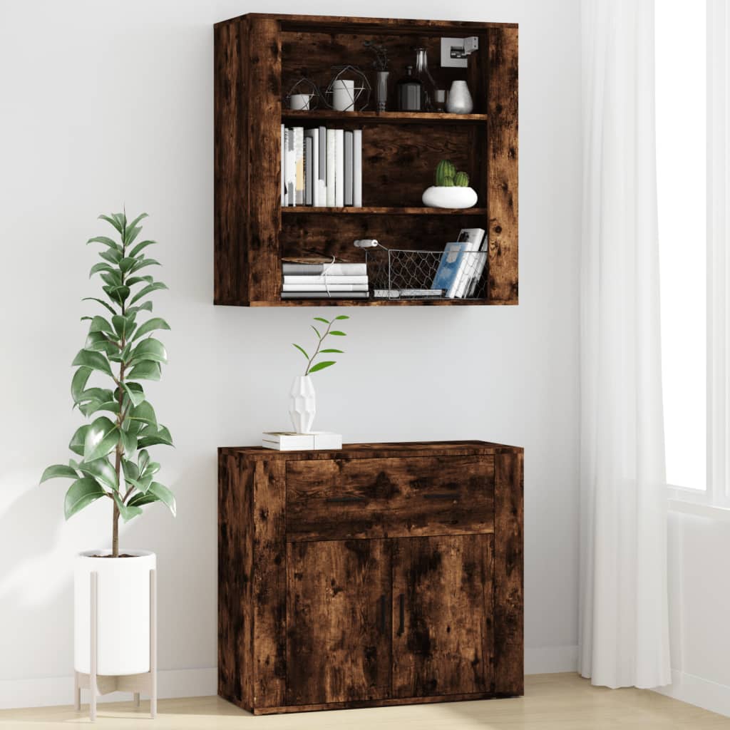 Credenza Rovere Fumo in Legno Multistrato - homemem39