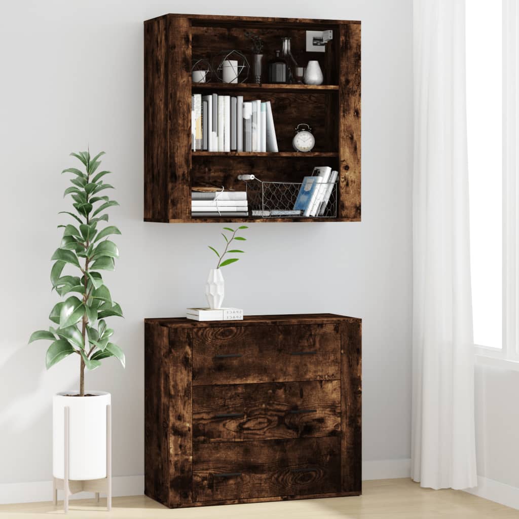 Credenza Rovere Fumo in Legno Multistrato - homemem39