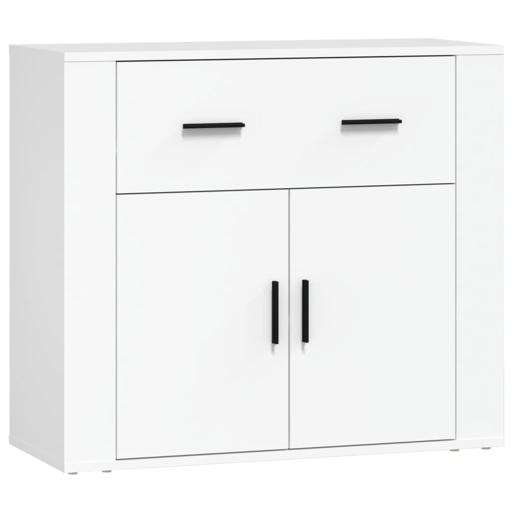 Credenze 3 pz Bianco in Legno Multistrato - homemem39