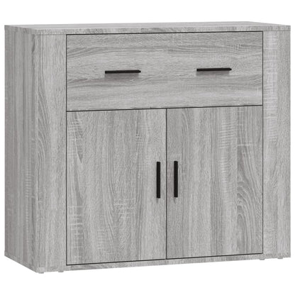 Credenze 3 pz Grigio Sonoma in Legno Multistrato - homemem39