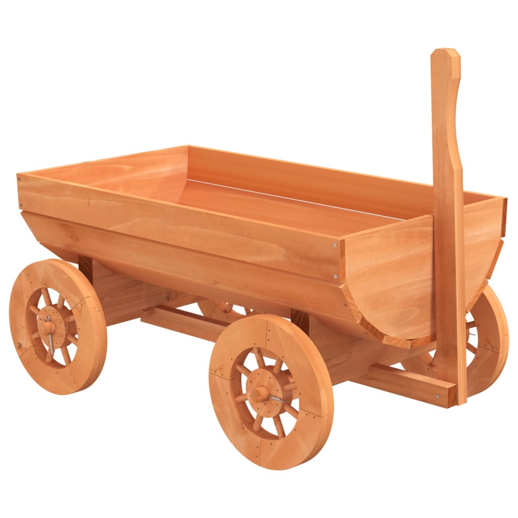 Carro Decorativo 70x43x54 cm in Legno Massello di Abete - homemem39