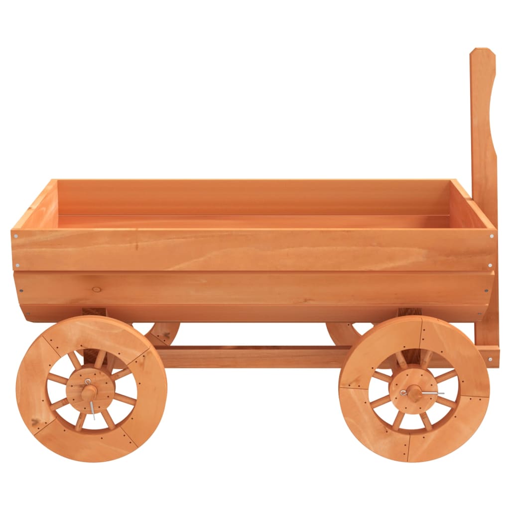 Carro Decorativo 70x43x54 cm in Legno Massello di Abete - homemem39