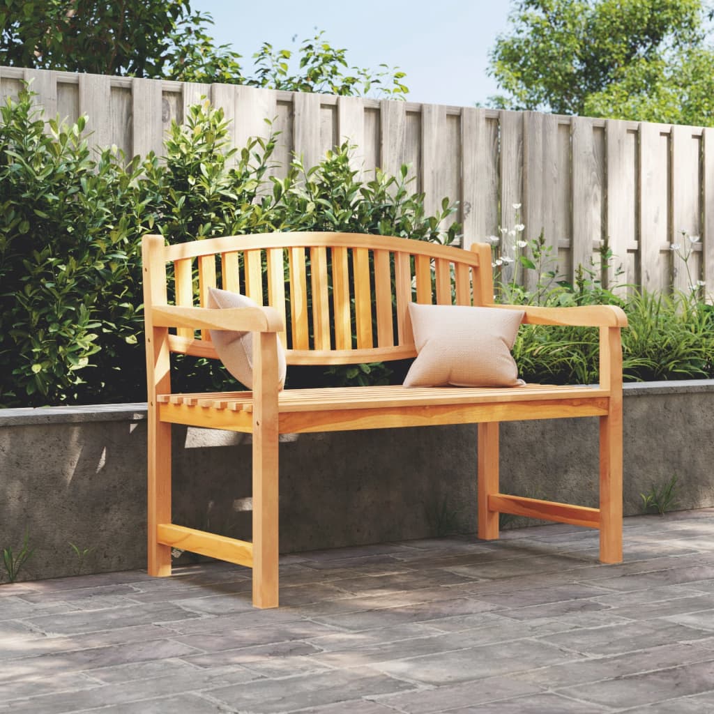 Panca da Giardino 114x59x87 cm Legno Massello di Teak - homemem39