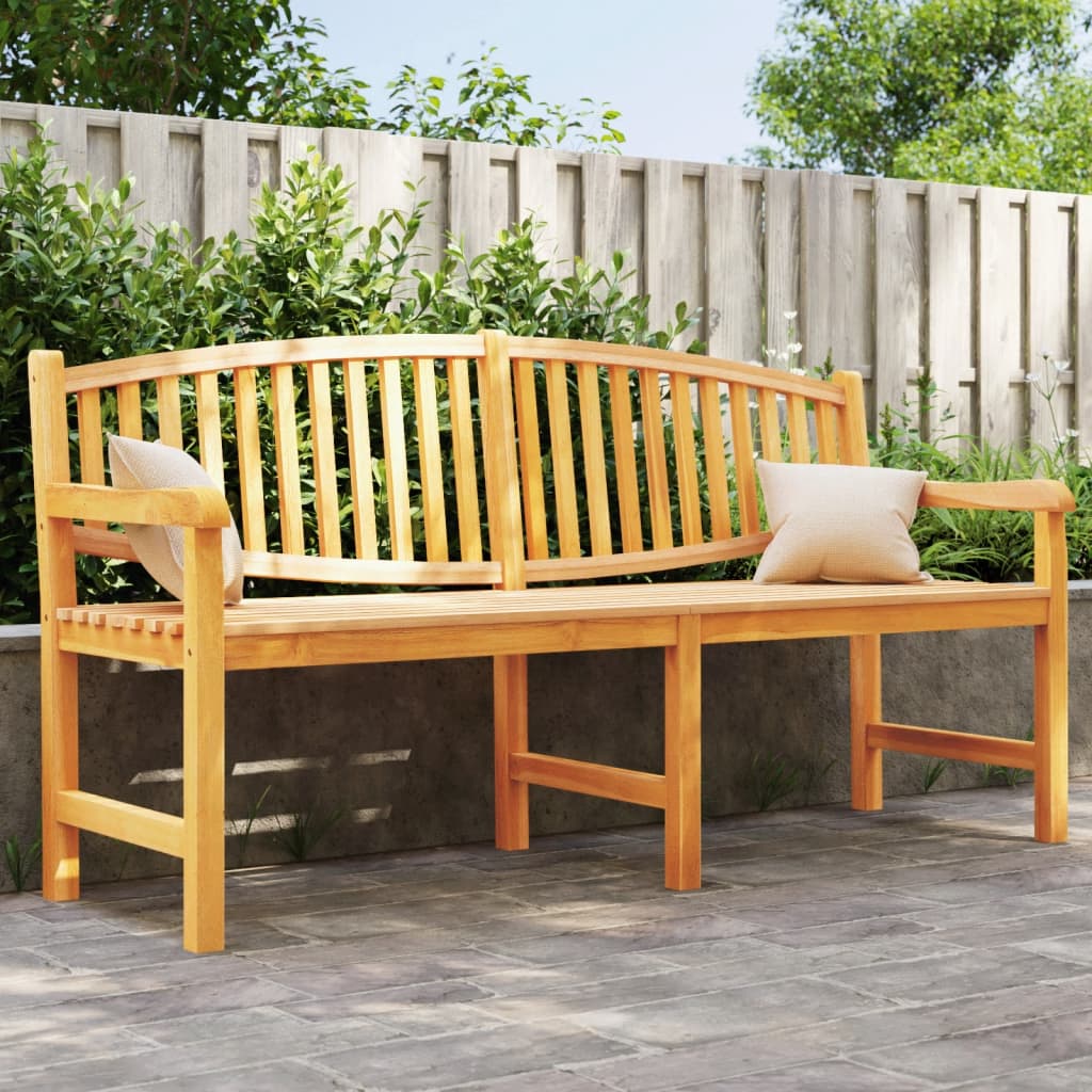 Panca da Giardino 179,5x60x90 cm in Legno Massello di Teak - homemem39