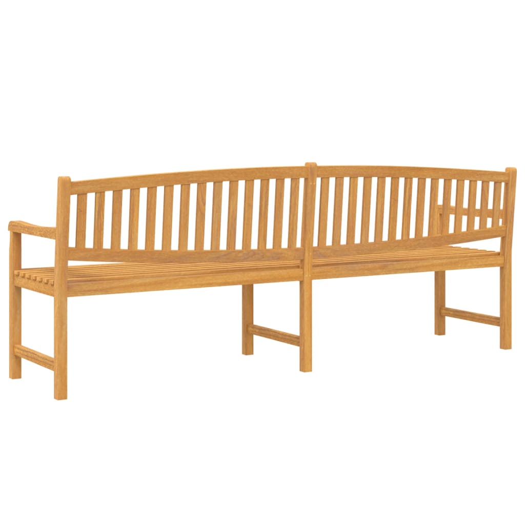 Panca da Giardino 228x59,5x90 cm in Legno Massello di Teak - homemem39