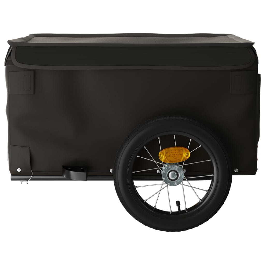 Rimorchio da Bici da Carico Nero 30 kg in Ferro - homemem39