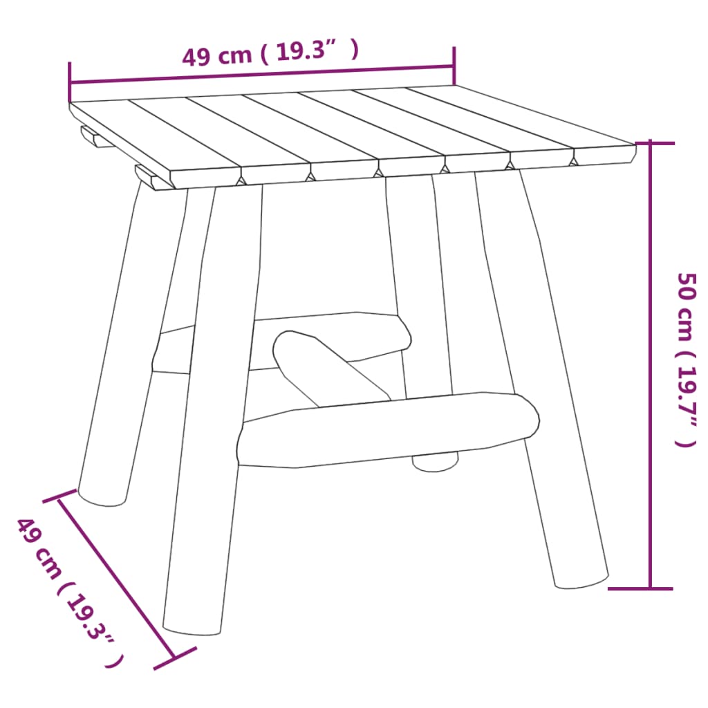 Set Divani da Giardino 3 pz in Legno Massello di Abete - homemem39