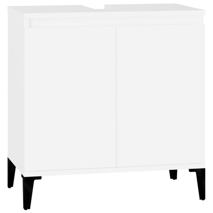 Set Mobili da Bagno 3 pz Bianco in Legno Multistrato - homemem39