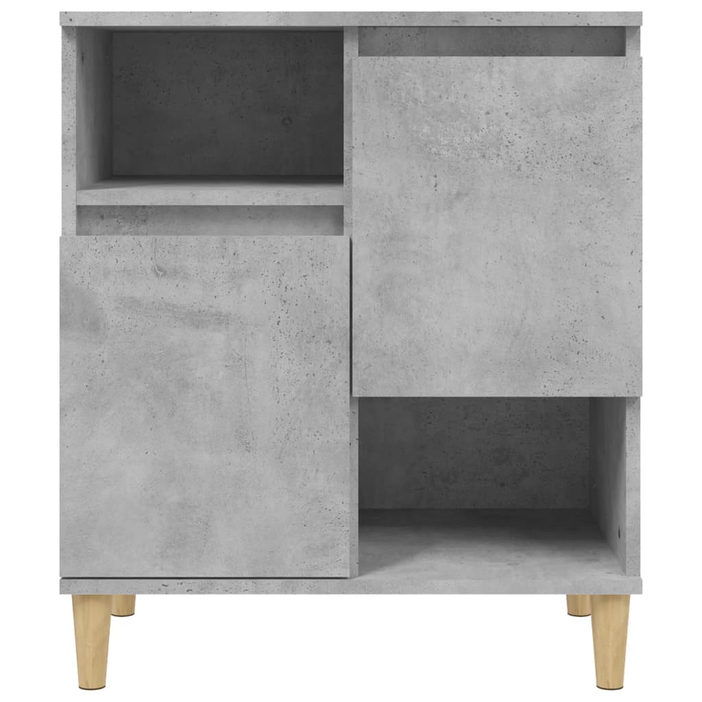 Credenze 2pz Grigio Cemento 60x35x70 cm in Legno Multistrato - homemem39