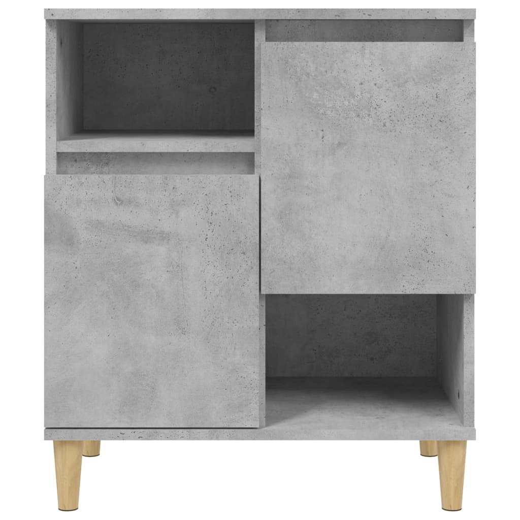 Credenze 3pz Grigio Cemento 60x35x70 cm in Legno Multistrato - homemem39