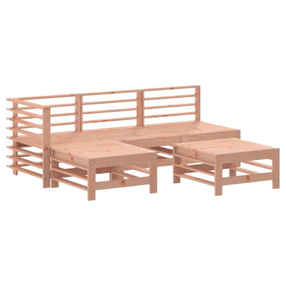 Set Divani Giardino 5 pz con Cuscini Legno Massello di Douglas - homemem39