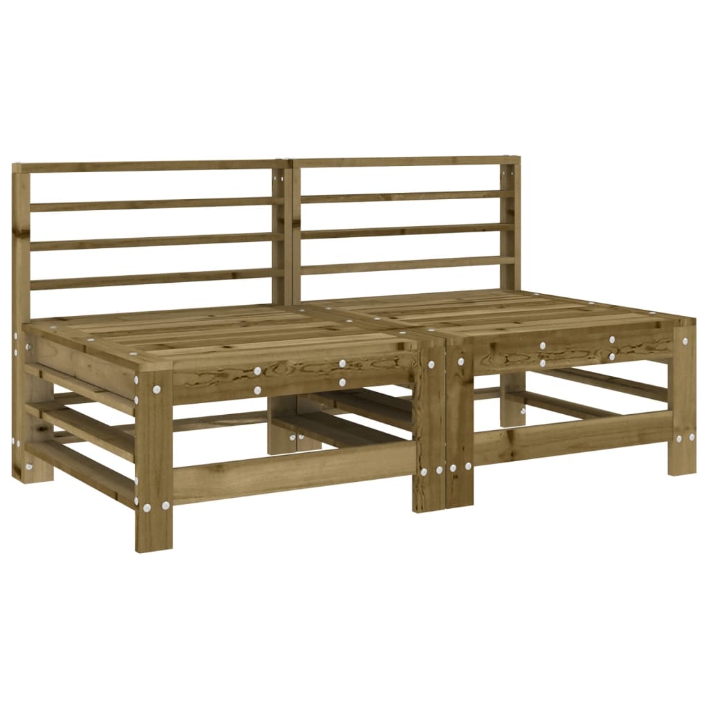 Set Salotto da Giardino 4 pz in Legno Impregnato di Pino - homemem39