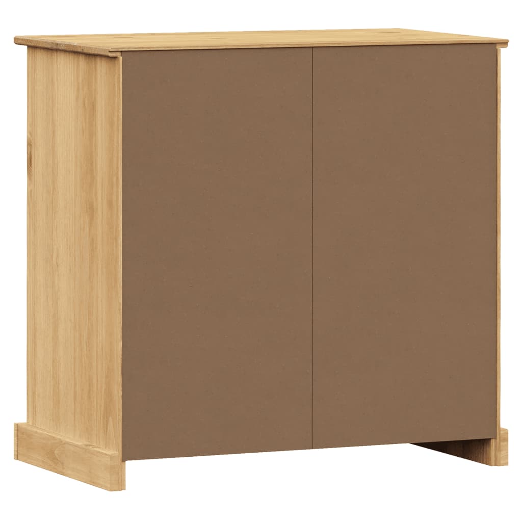 Credenza con Cassetti VIGO 78x40x75cm Legno Massello Pino - homemem39