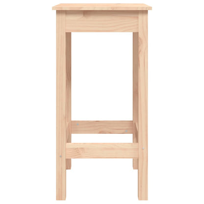 Sgabelli 2 pz 40x40x78 cm in Legno Massello di Pino - homemem39