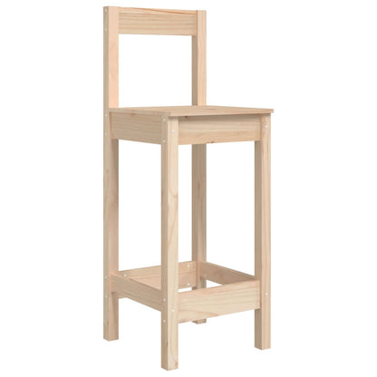 Sgabelli da Bar 2 pz 40x41,5x112 cm in Legno Massello di Pino - homemem39