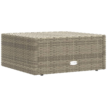 Set Divani da Giardino 7 pz con Cuscini in Polyrattan Grigio - homemem39