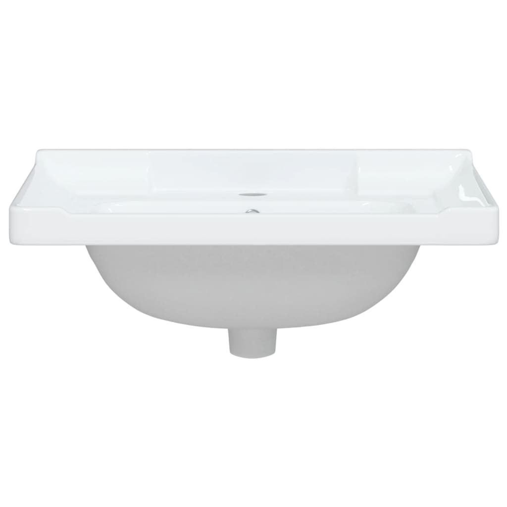 Lavandino da Bagno Bianco 61x48x23 cm Rettangolare in Ceramica - homemem39