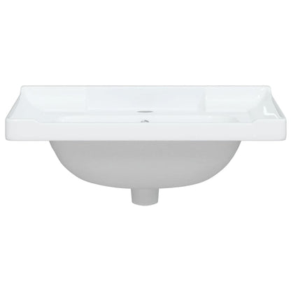 Lavandino da Bagno Bianco 61x48x23 cm Rettangolare in Ceramica - homemem39