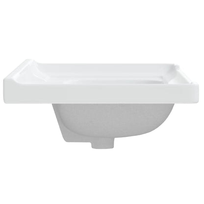 Lavandino da Bagno Bianco 61x48x23 cm Rettangolare in Ceramica - homemem39