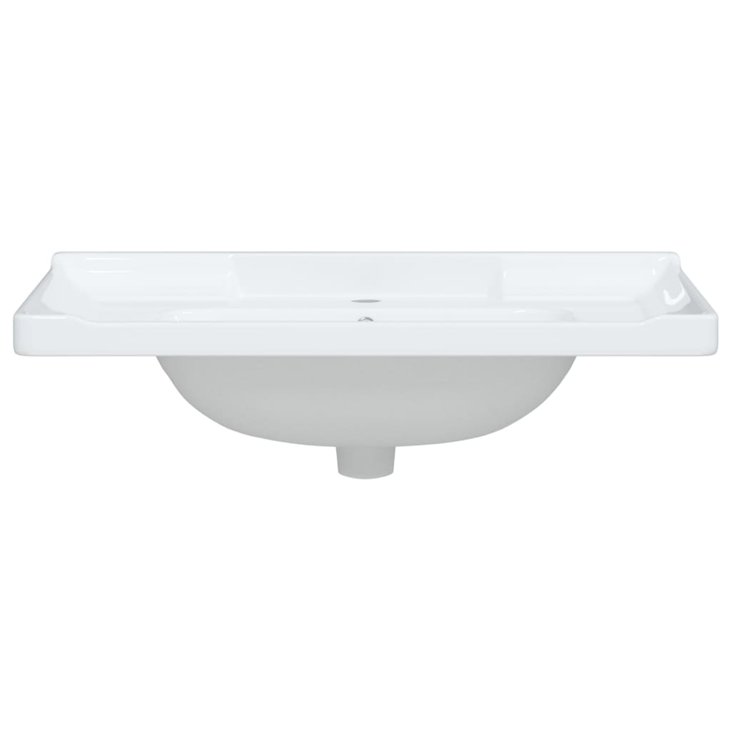 Lavandino da Bagno Bianco 81x48x23 cm Rettangolare in Ceramica - homemem39