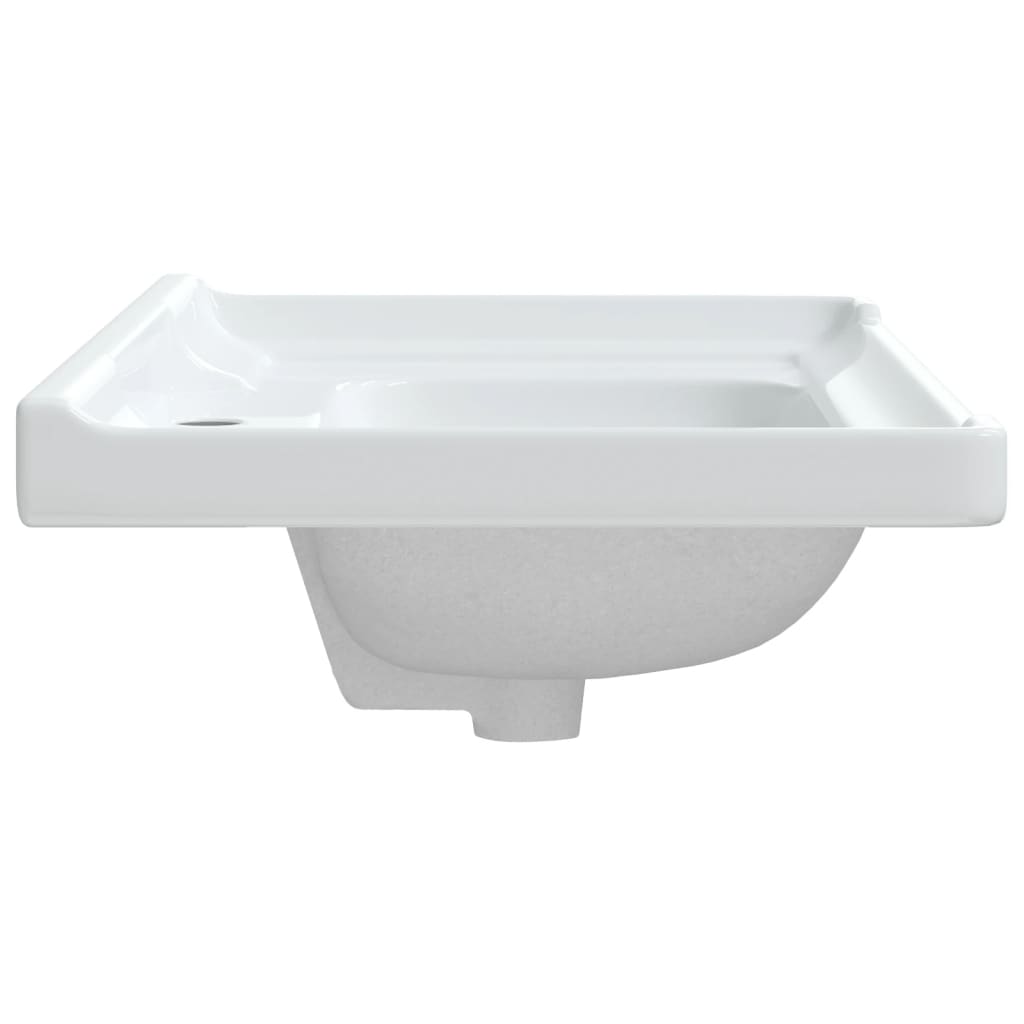 Lavandino da Bagno Bianco 81x48x23 cm Rettangolare in Ceramica - homemem39