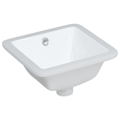 Lavandino da Bagno Bianco 30,5x27x14 cm Rettangolare Ceramica - homemem39