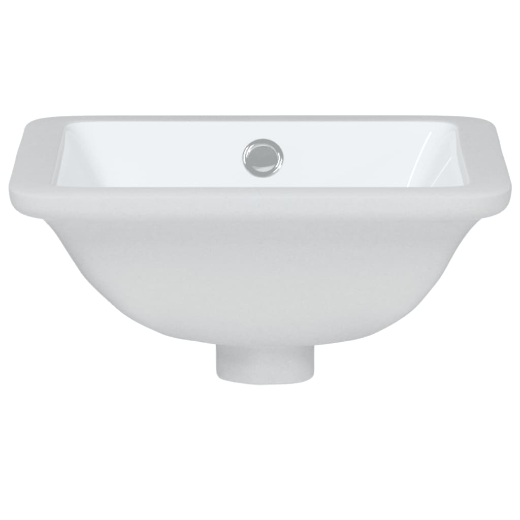 Lavandino da Bagno Bianco 30,5x27x14 cm Rettangolare Ceramica - homemem39