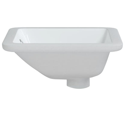 Lavandino da Bagno Bianco 30,5x27x14 cm Rettangolare Ceramica - homemem39