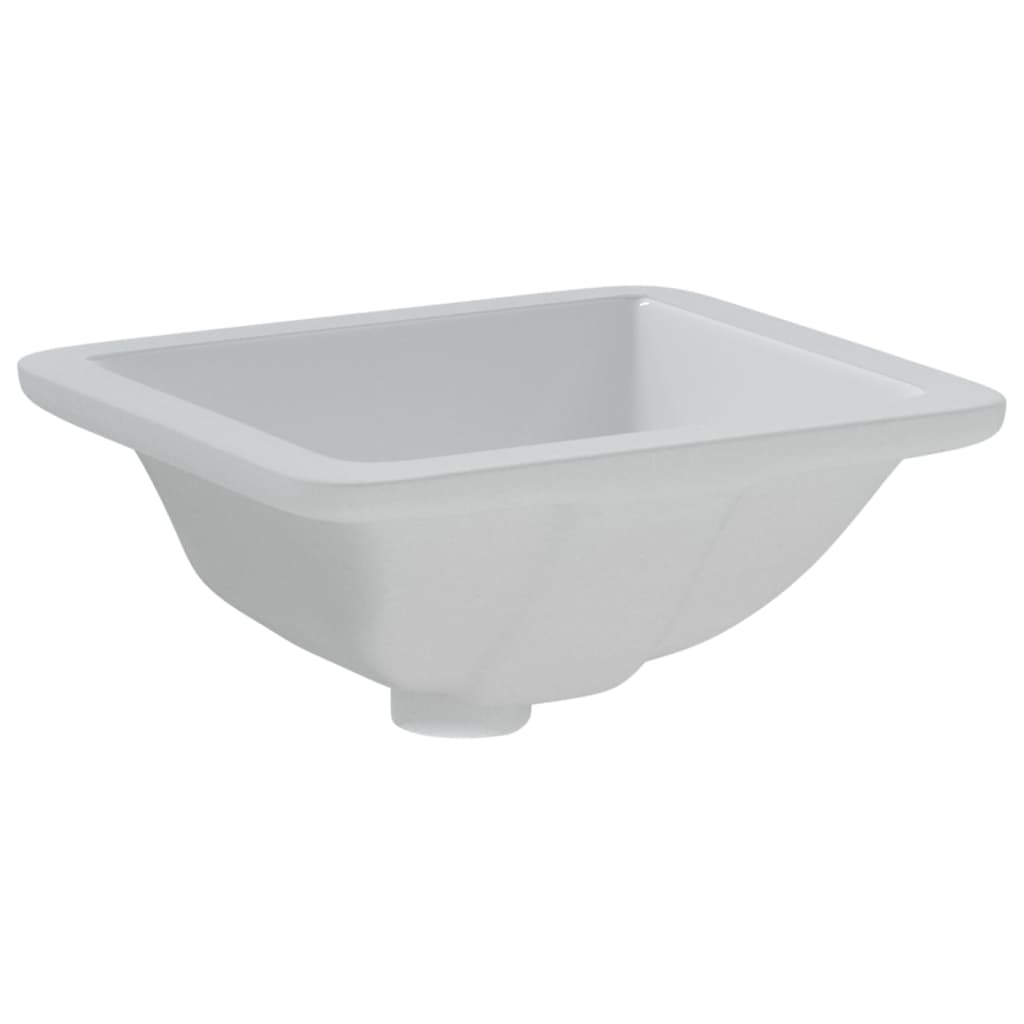 Lavandino da Bagno Bianco 30,5x27x14 cm Rettangolare Ceramica - homemem39