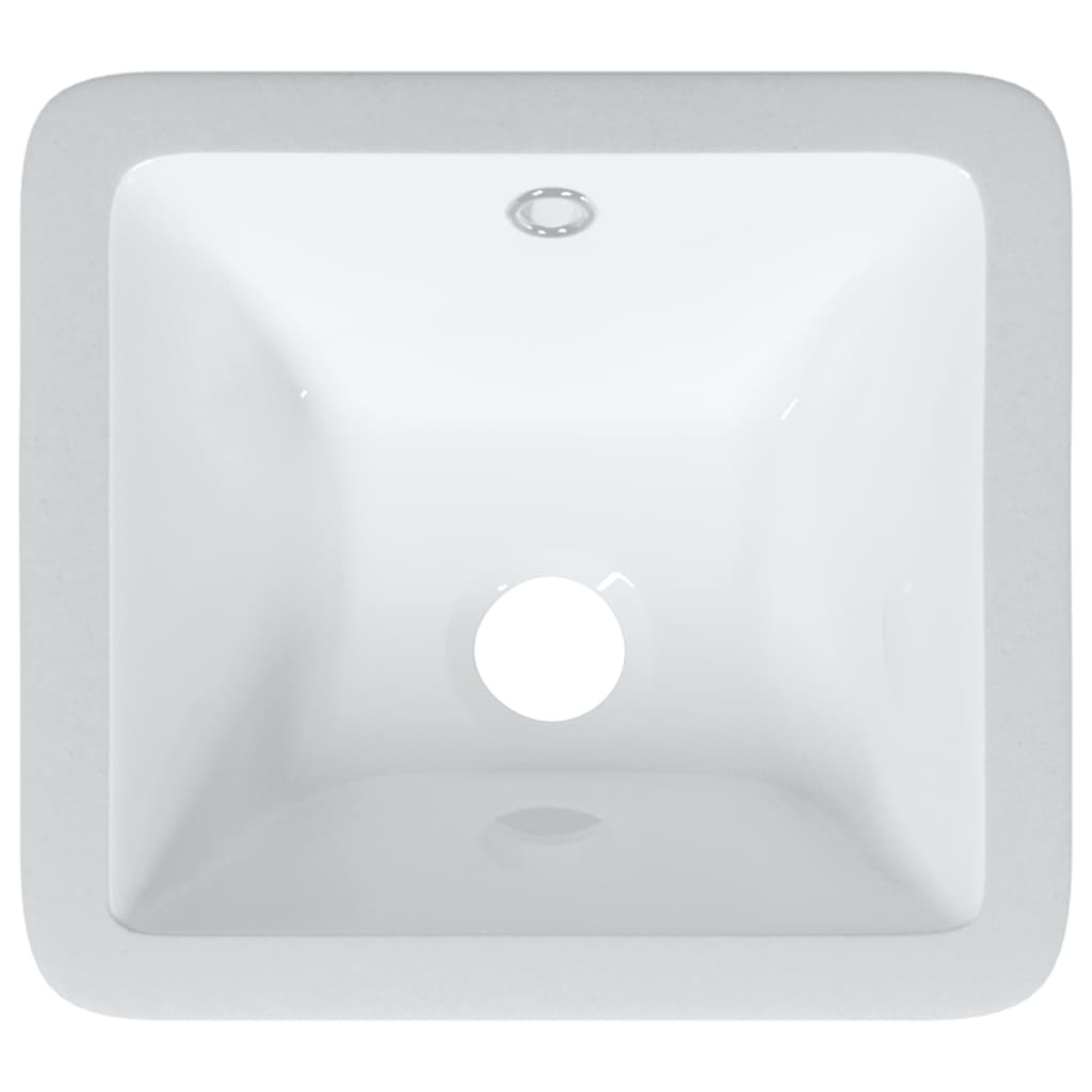 Lavandino da Bagno Bianco 30,5x27x14 cm Rettangolare Ceramica - homemem39