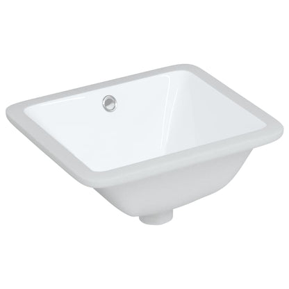 Lavandino da Bagno Bianco 36,5x32x15,5 cm Rettangolare Ceramica - homemem39