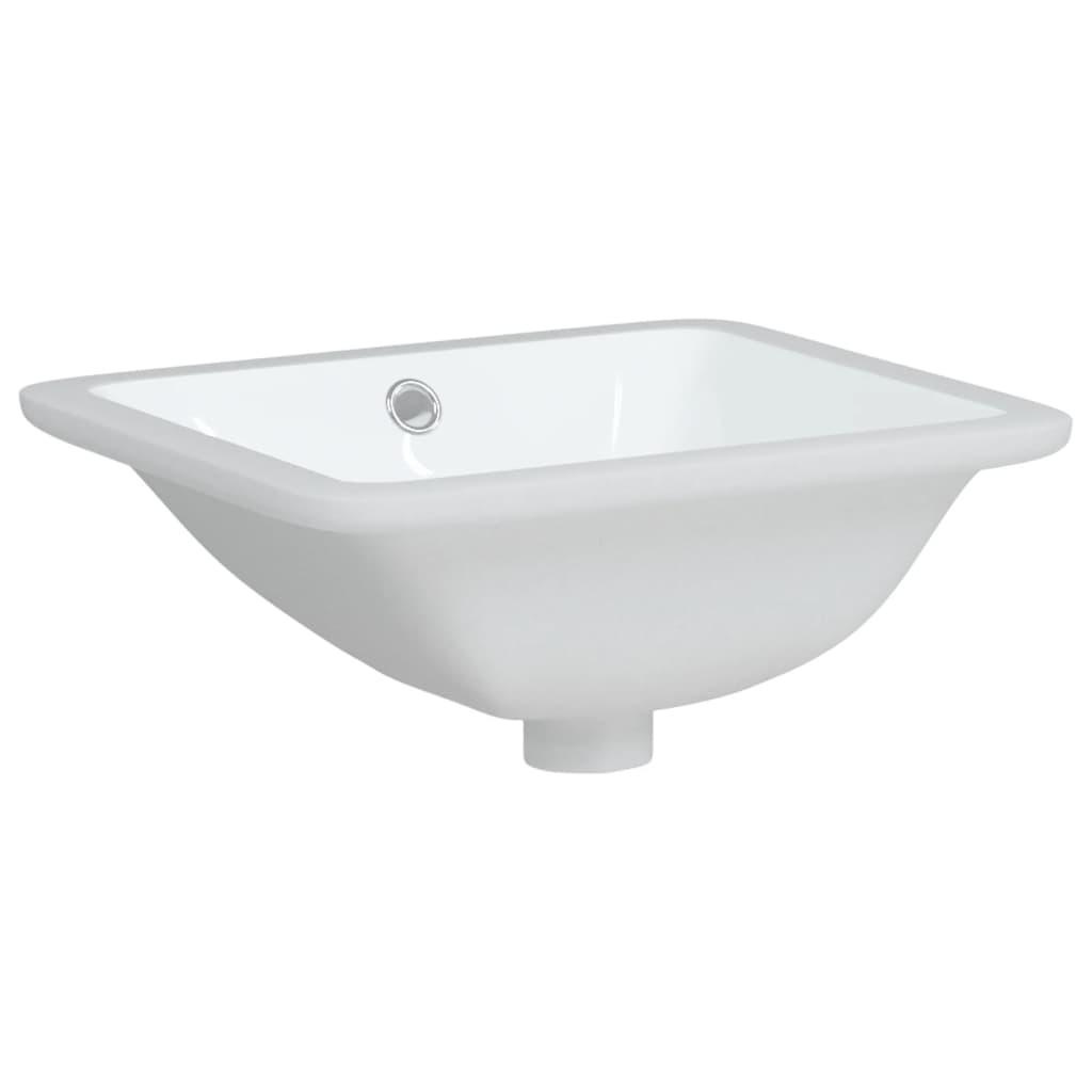 Lavandino da Bagno Bianco 36,5x32x15,5 cm Rettangolare Ceramica - homemem39