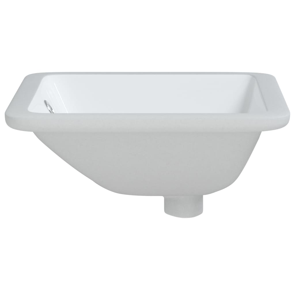 Lavandino da Bagno Bianco 36,5x32x15,5 cm Rettangolare Ceramica - homemem39