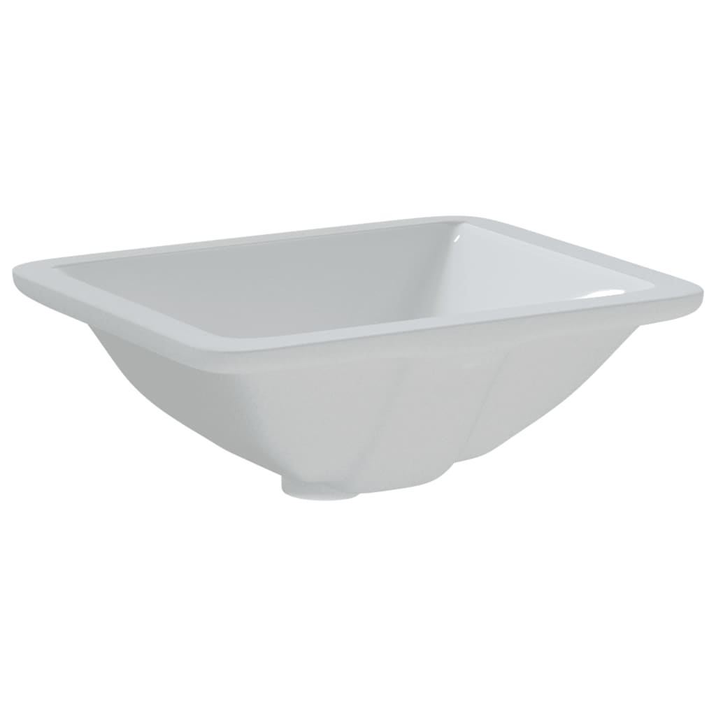 Lavandino da Bagno Bianco 36,5x32x15,5 cm Rettangolare Ceramica - homemem39