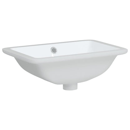 Lavandino da Bagno Bianco 41,5x26x18,5 cm Rettangolare Ceramica - homemem39