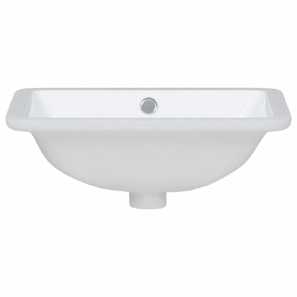 Lavandino da Bagno Bianco 41,5x26x18,5 cm Rettangolare Ceramica - homemem39