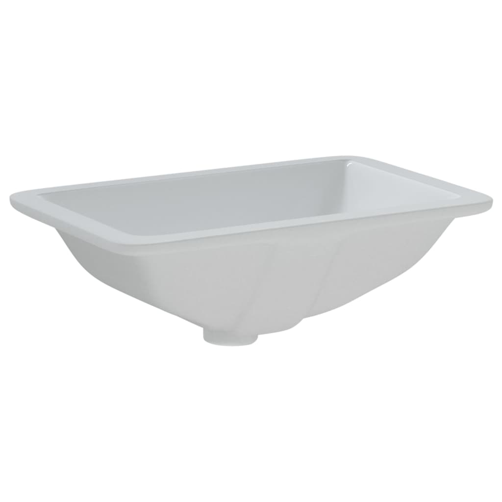 Lavandino da Bagno Bianco 41,5x26x18,5 cm Rettangolare Ceramica - homemem39