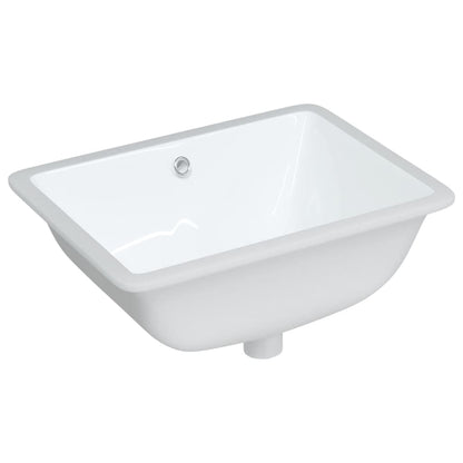 Lavandino da Bagno Bianco 52x38,5x19,5 cm Rettangolare Ceramica - homemem39