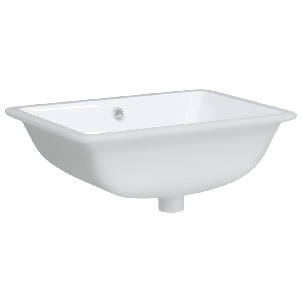 Lavandino da Bagno Bianco 52x38,5x19,5 cm Rettangolare Ceramica - homemem39