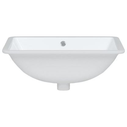 Lavandino da Bagno Bianco 52x38,5x19,5 cm Rettangolare Ceramica - homemem39