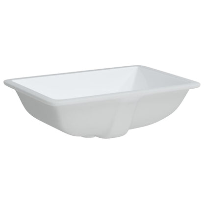 Lavandino da Bagno Bianco 52x38,5x19,5 cm Rettangolare Ceramica - homemem39