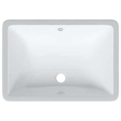 Lavandino da Bagno Bianco 52x38,5x19,5 cm Rettangolare Ceramica - homemem39