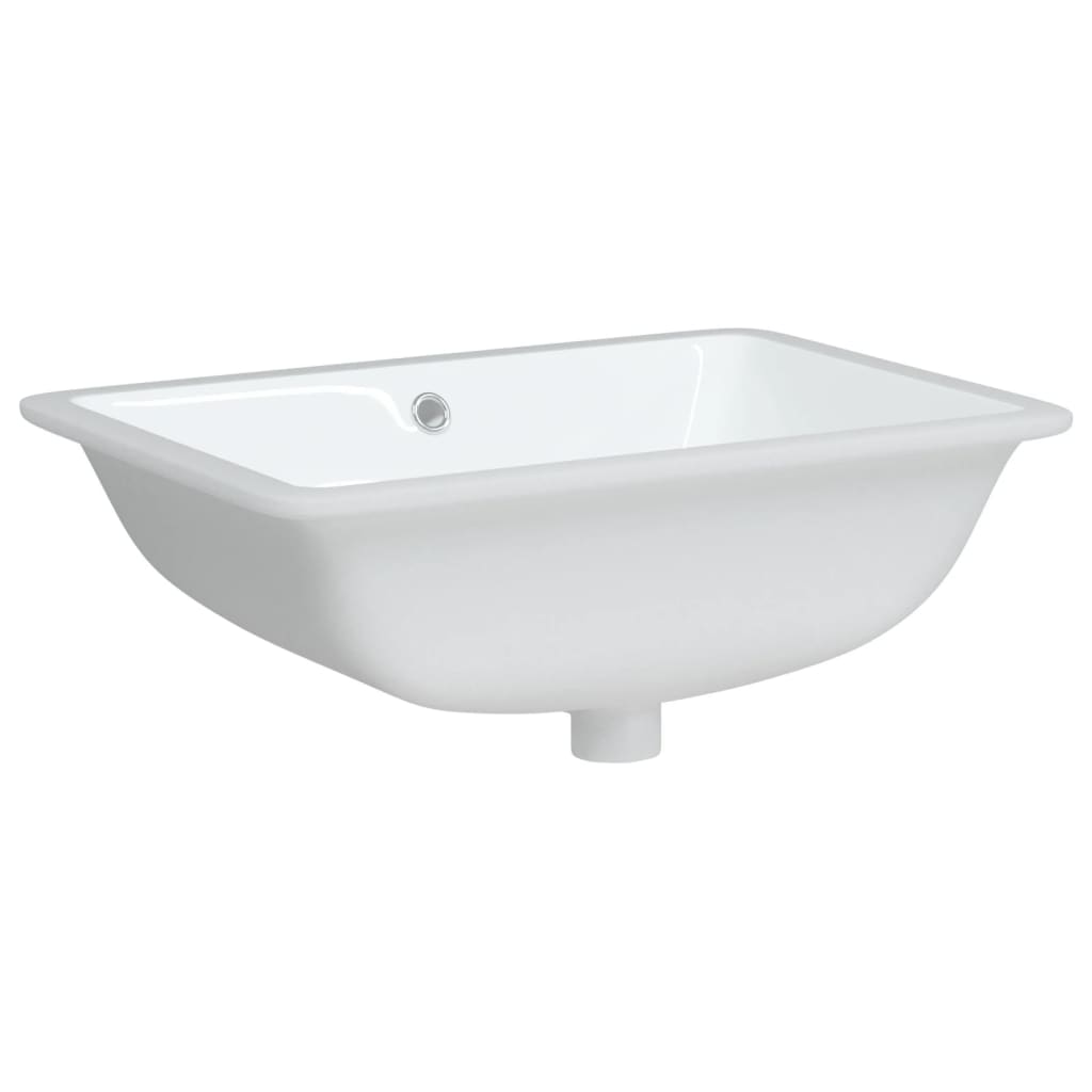 Lavandino da Bagno Bianco 55,5x37,5x19 cm Rettangolare Ceramica - homemem39