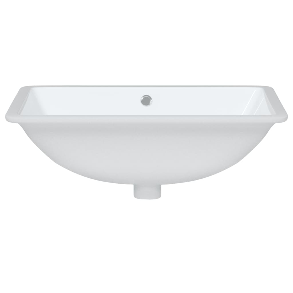 Lavandino da Bagno Bianco 60x40x21 cm Rettangolare in Ceramica - homemem39